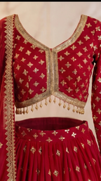 Heritage Mirror Lehenga Set