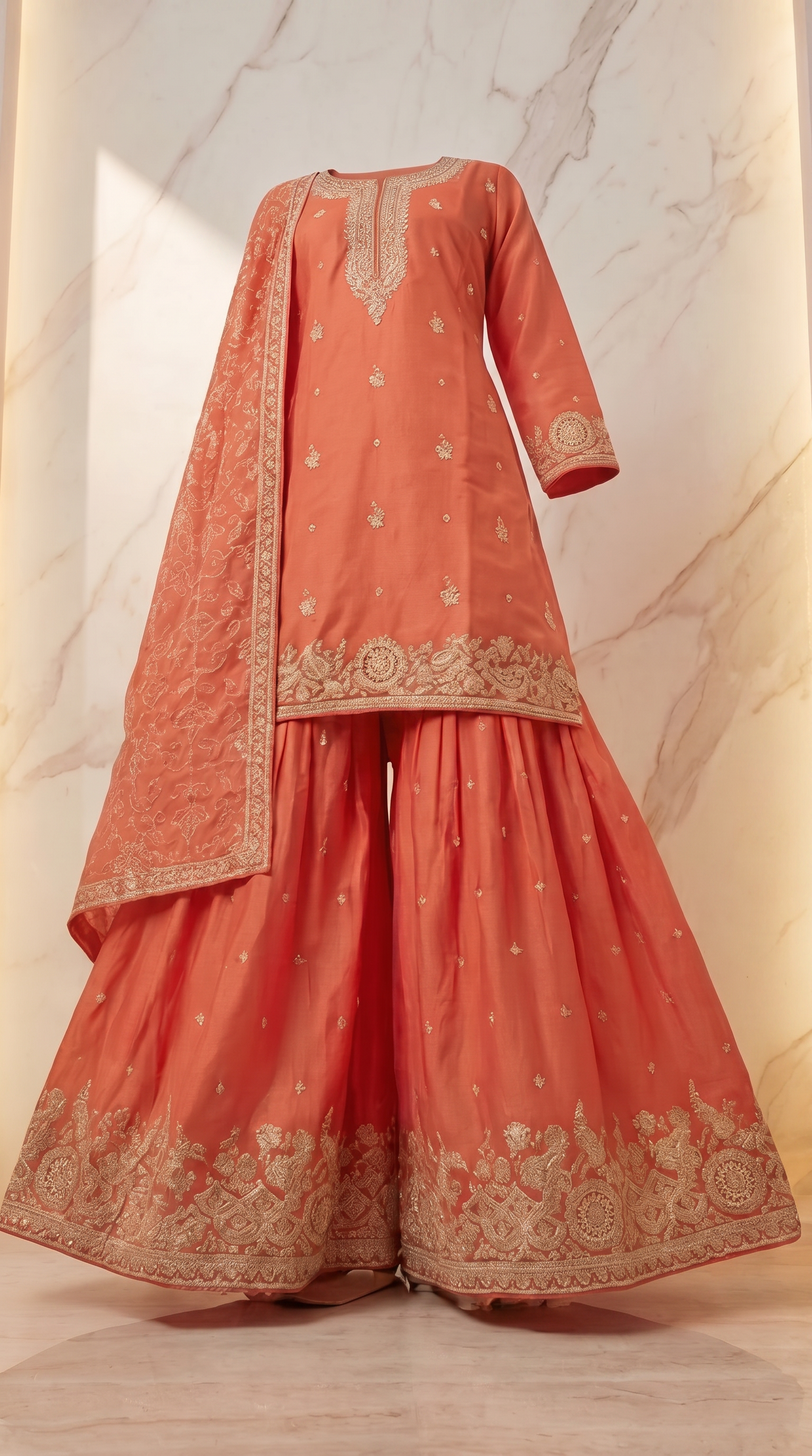 Mughal Bagh Plazzo Set