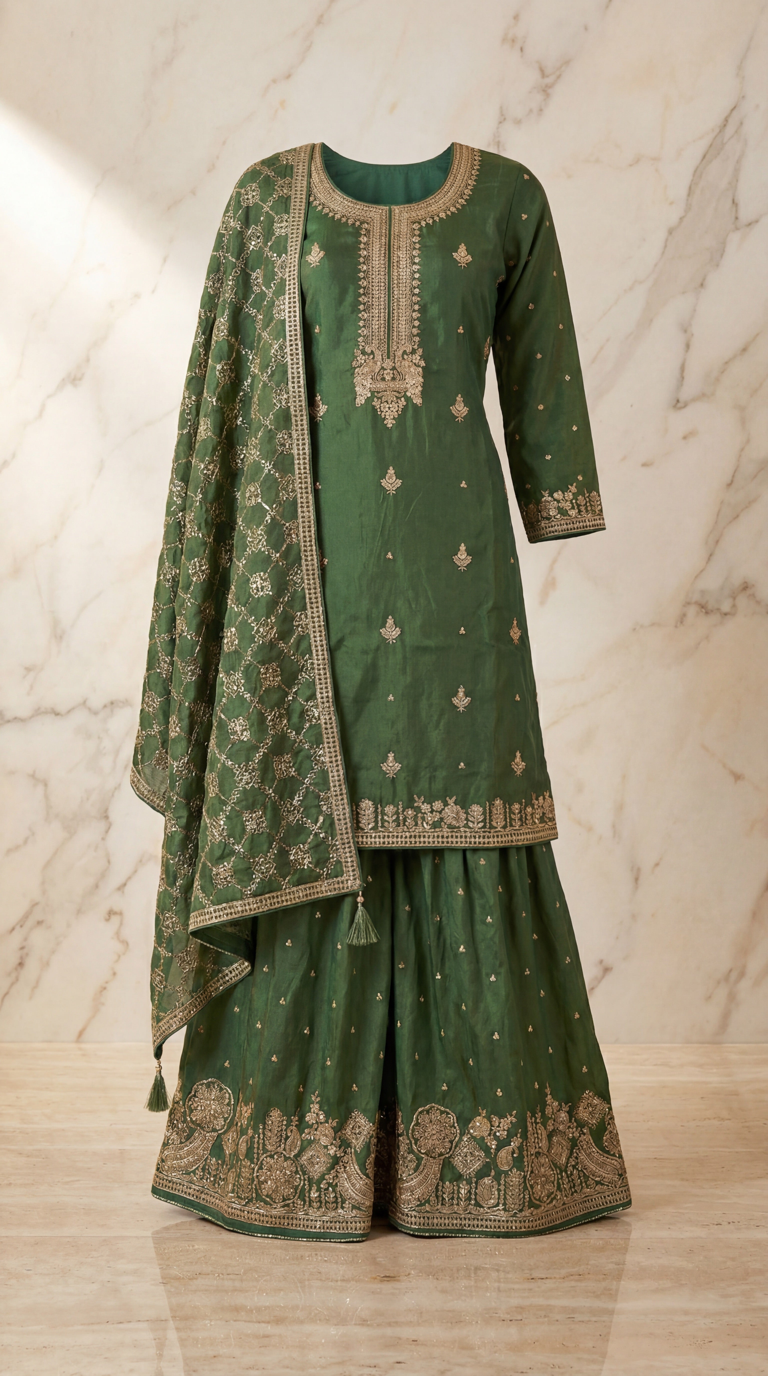 Mughal Bagh Plazzo Set