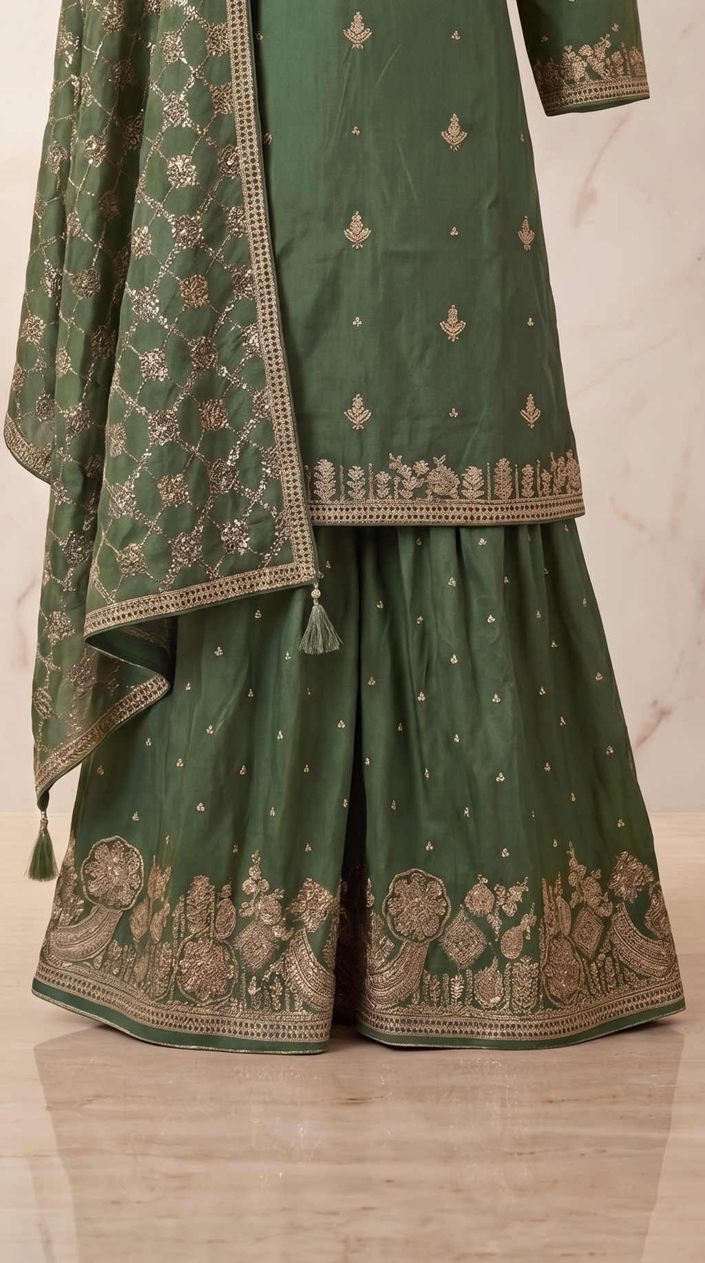 Mughal Bagh Plazzo Set