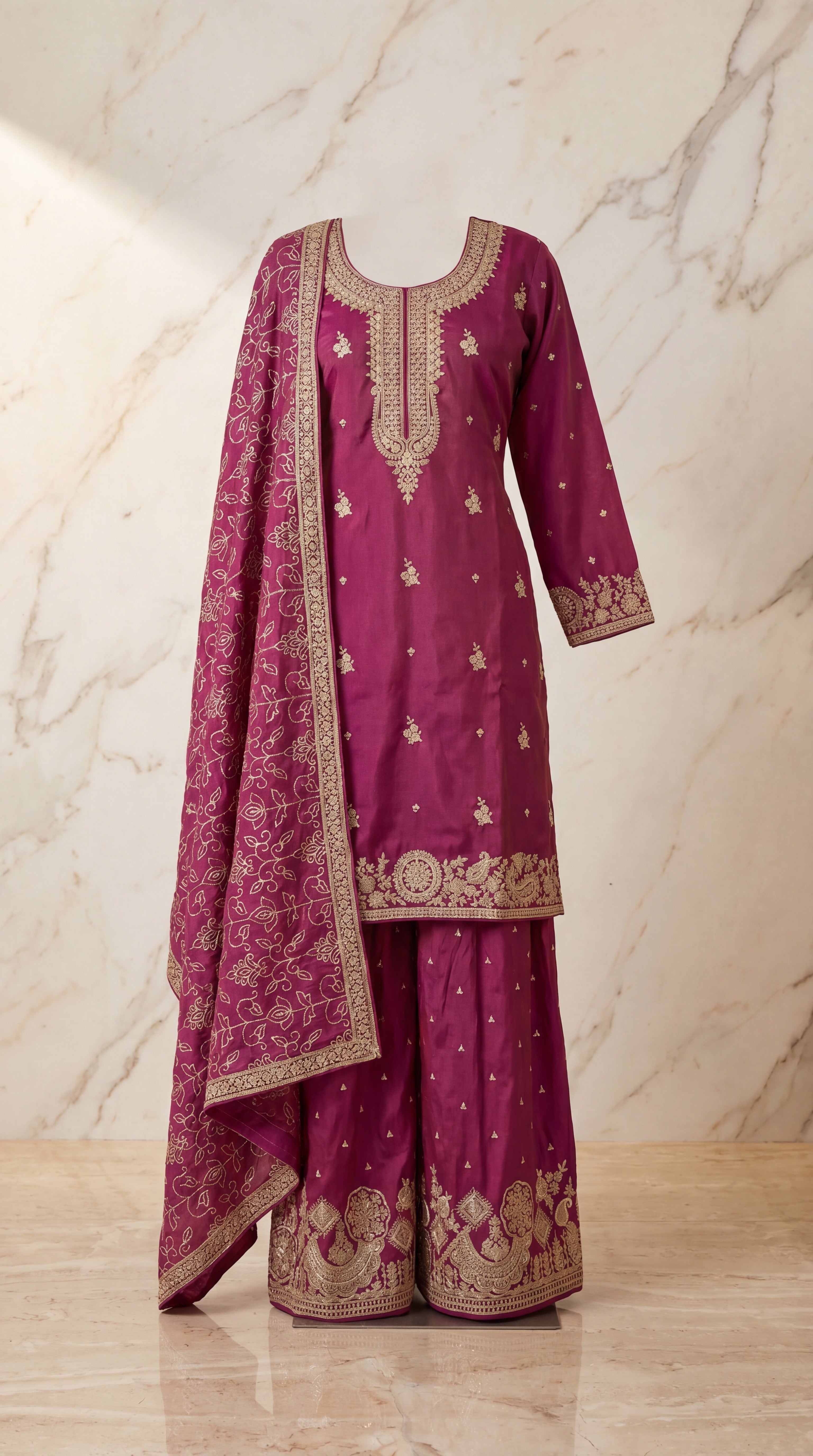 Mughal Bagh Plazzo Set