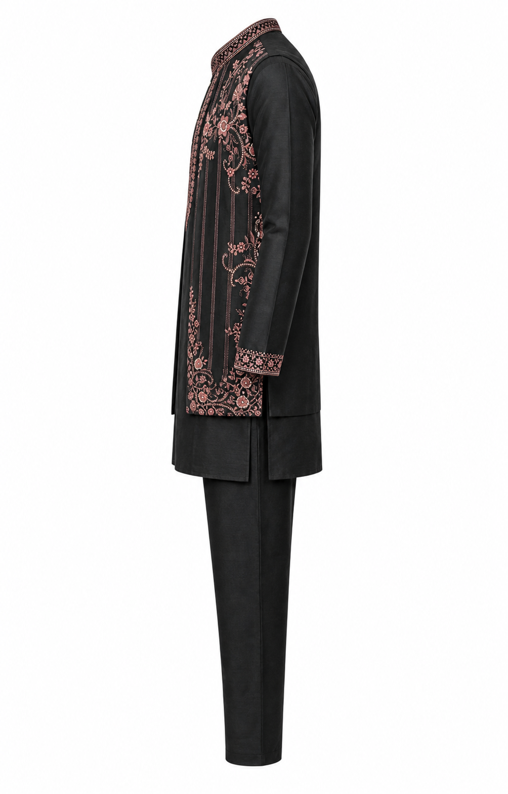 Rose Resham Kurta Set