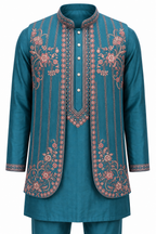 Rose Resham Kurta Set