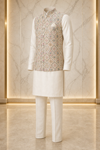 Royal Bagh Kurta Jacket Set