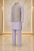 Royal Bagh Kurta Jacket Set