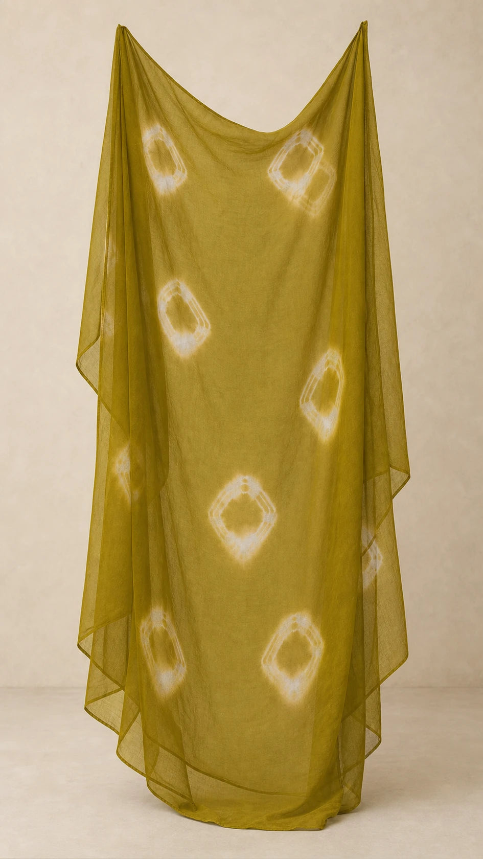 Rooh Mehndi Olive Plus-Size Cotton Embroidered 3-Piece Set sheer mehndi olive patterned dupatta