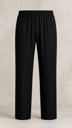 Rose Resham black matching trousers — front view